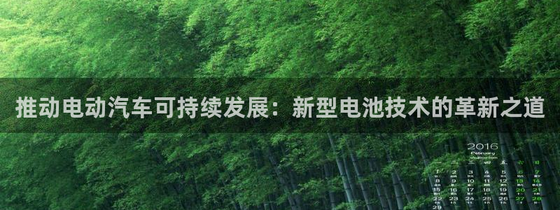优发国际手机客户端下载安装：推动电动汽车可持续发展：新型电池技术的革新之道