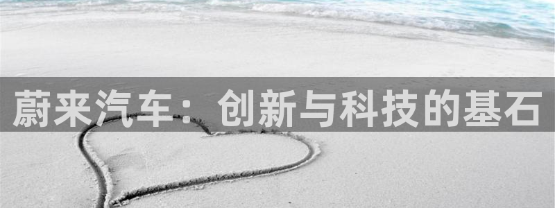 优发国际官网值是多少：蔚来汽车：创新与科技的基石